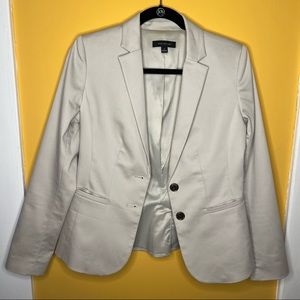 Cream two button Ann Taylor blazer